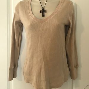 V neck thermal shirt